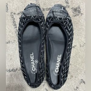 Chanel Tweed Ballerinas size 39